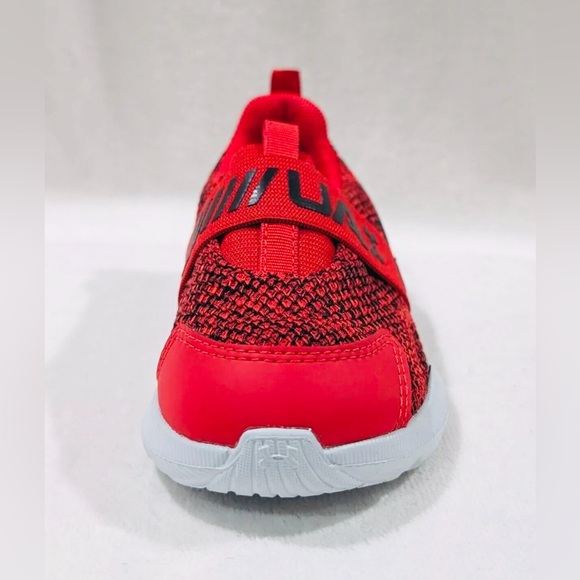NWOB Under Armour Surge 3 Slip-on Sneakers, Red & Black, Infant/Toddler Size 5K - Picture 4 of 6